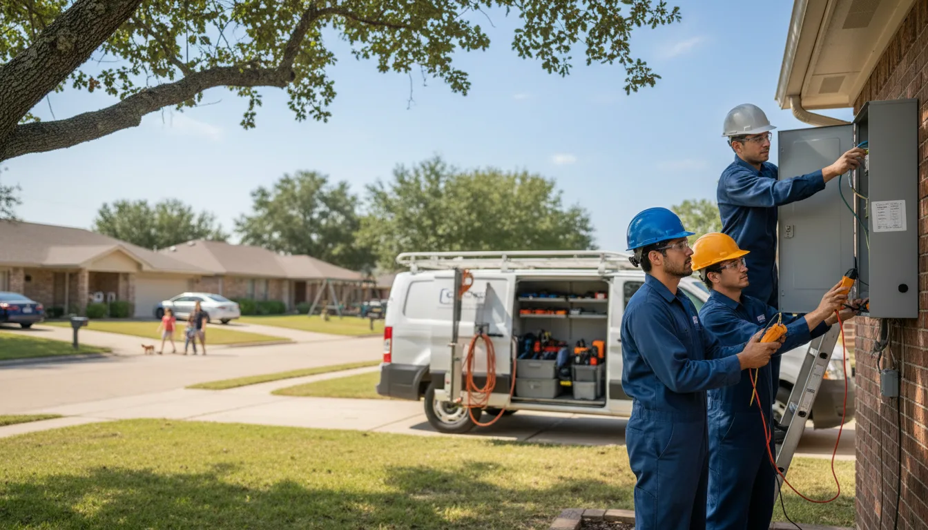 Certified electrician providing emergency electrical services in Lawrenceville, IL